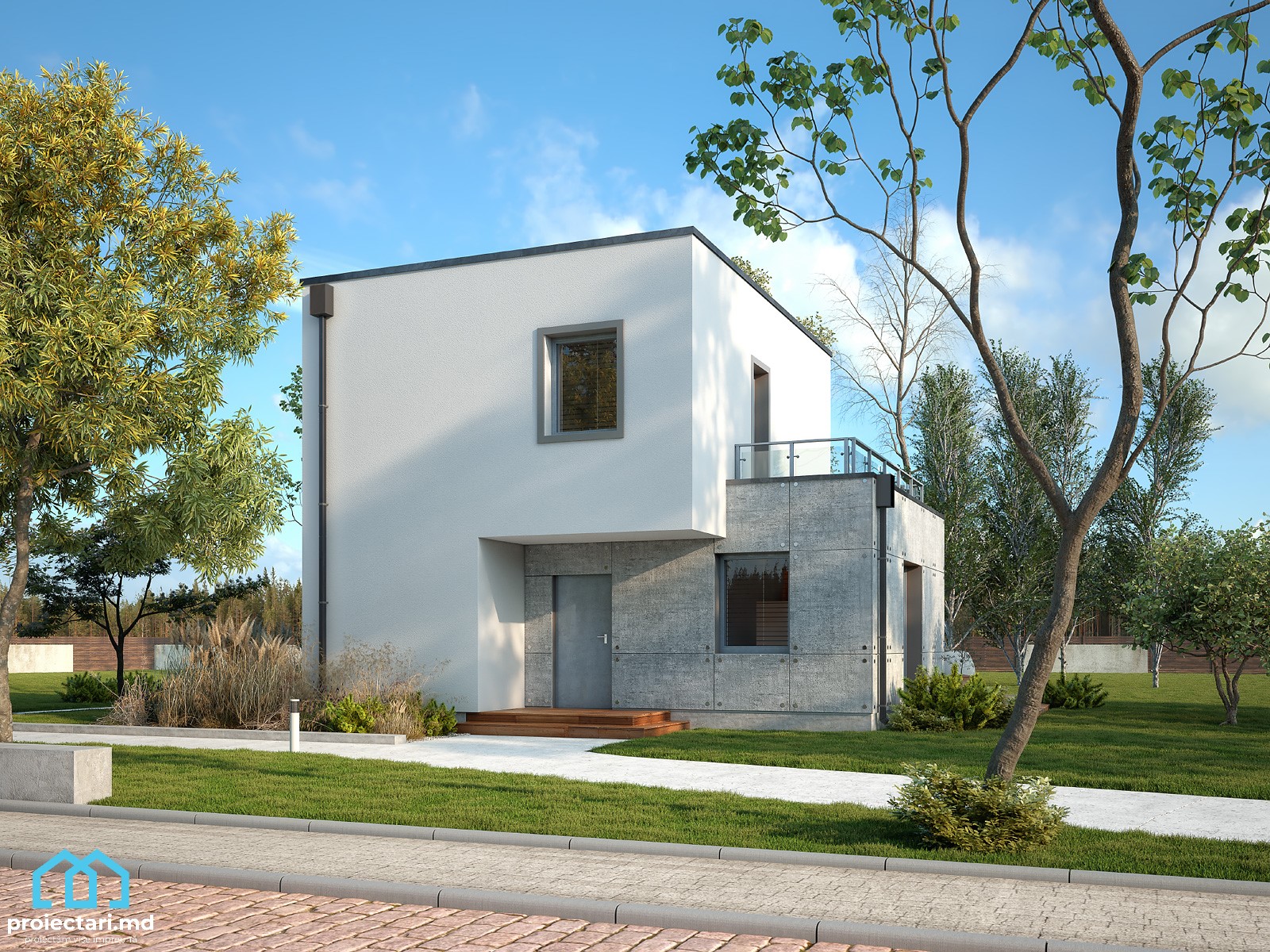 Proiect de casa, 70 m² - 101326