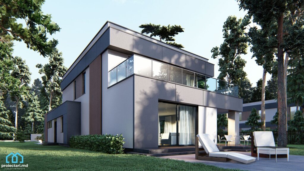 House project with two levels 210m2
