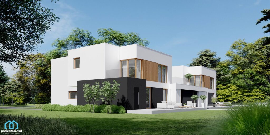 House project with 4 apartments 420m2