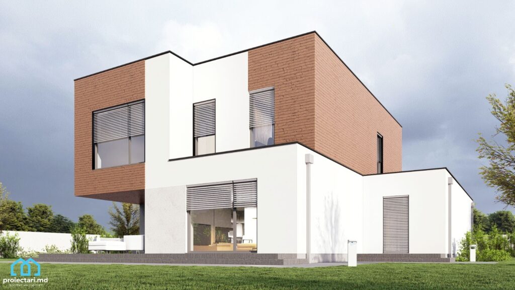 House project with an area of ​​210m2