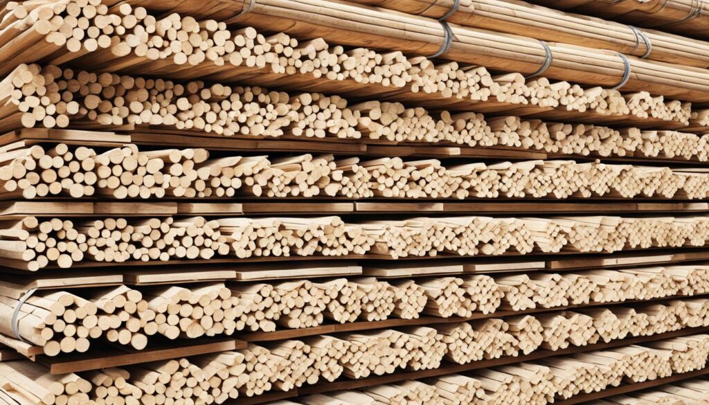lemn pentru riflaj