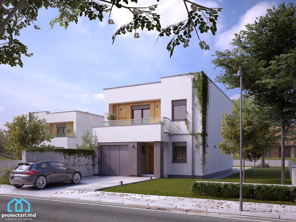 house project with two levels 130 square meters