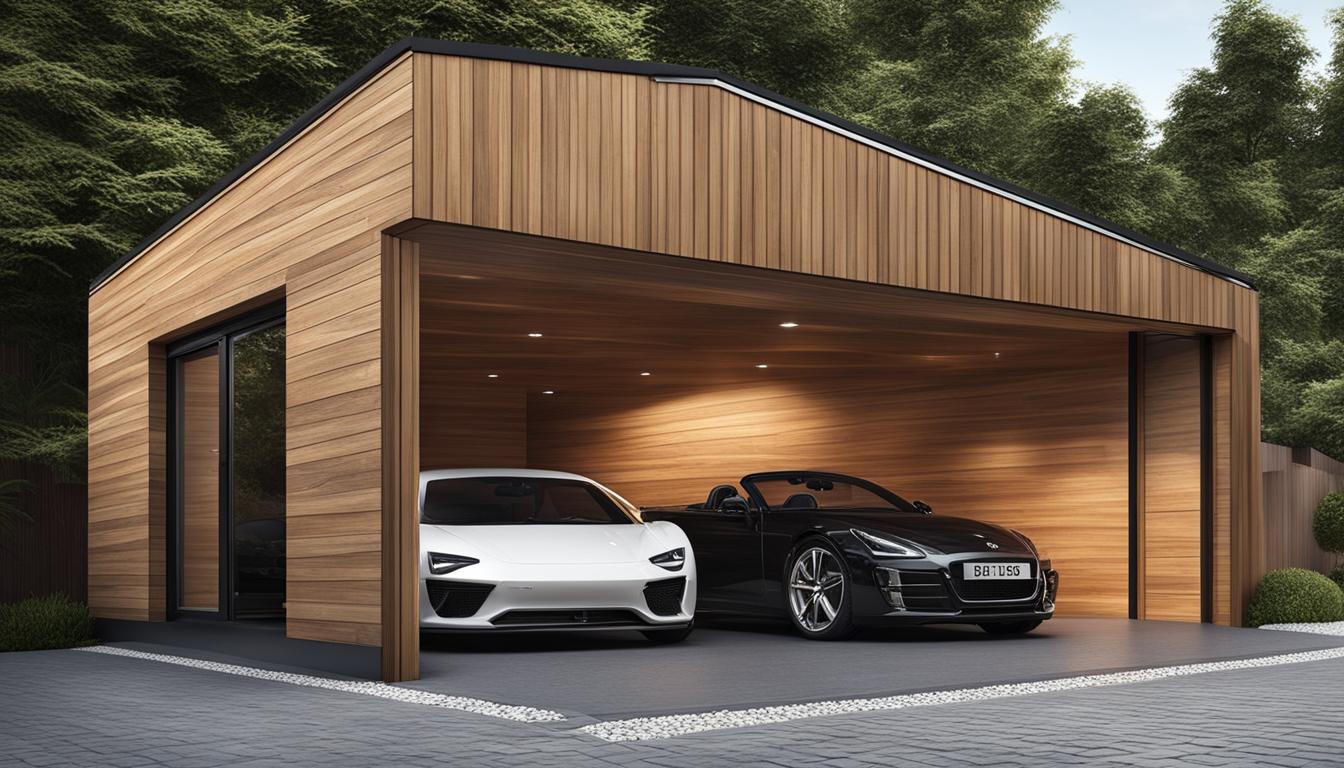 modele de garaje din lemn