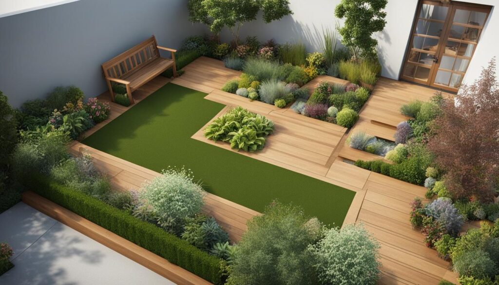 planificare spațiu grădină