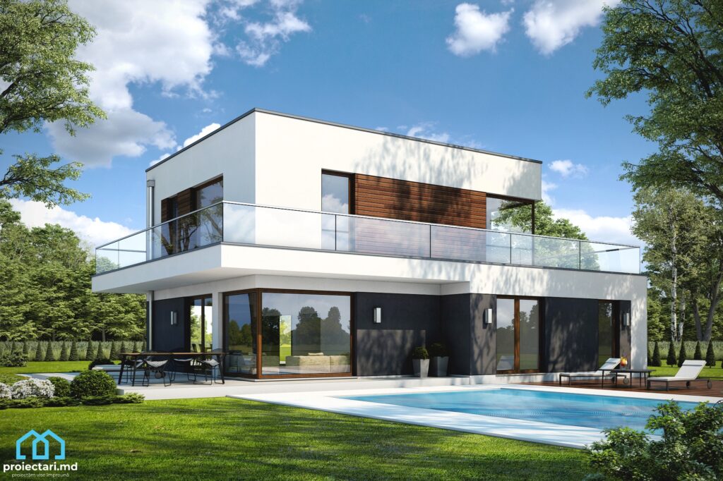 architectural projects, houses 120m2