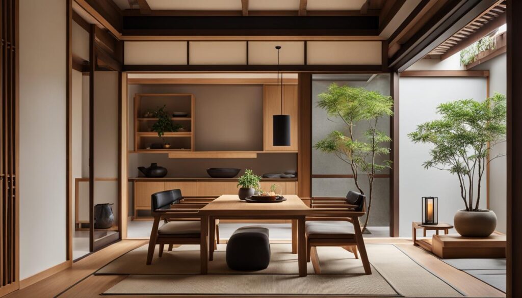 stil japandi în case inguste