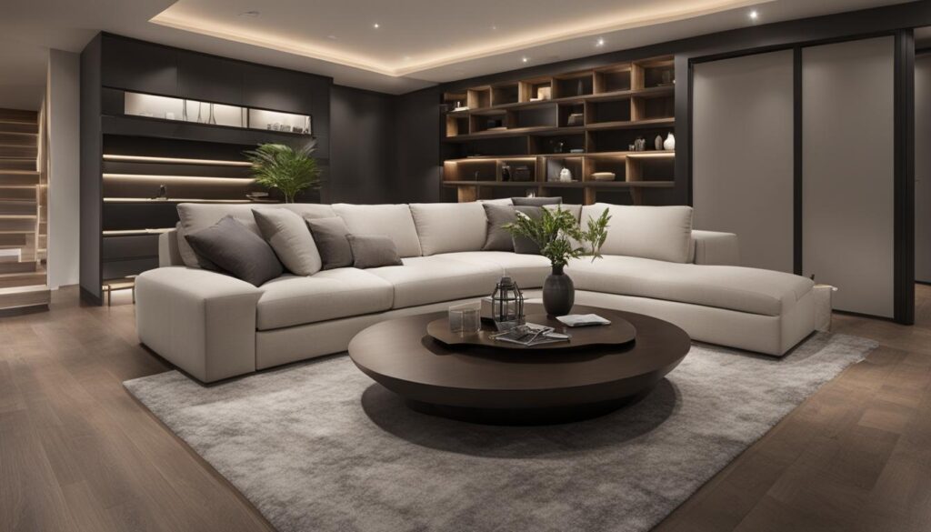 modern and minimalist furnishing styles