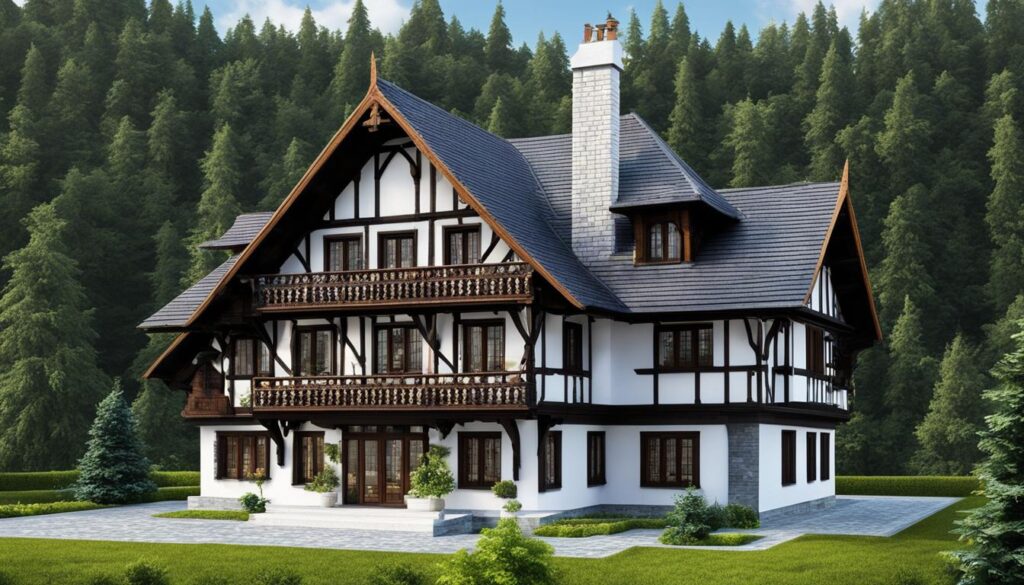 case stil Tudor în România