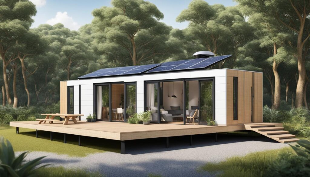 construcție sustenabilă a casei modulare mobile