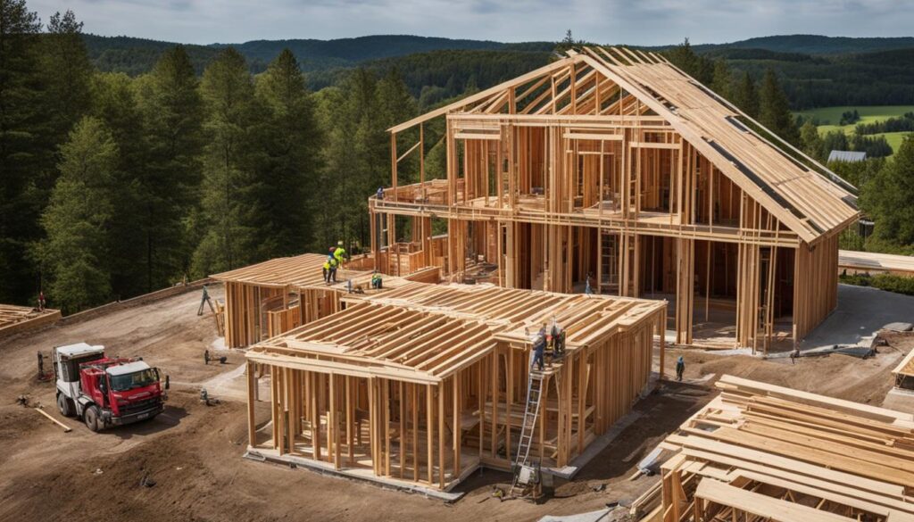 construire rapida a casei lemn
