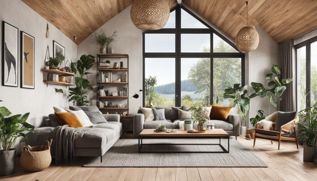 design interior case mici de lemn