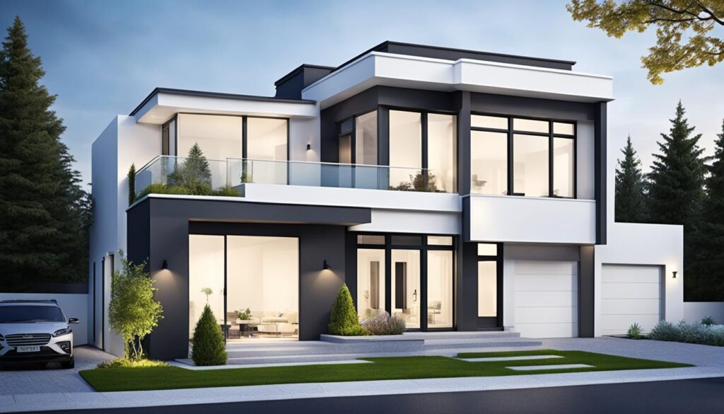 duplex cu acoperiș plat duplex cu acoperiș plat