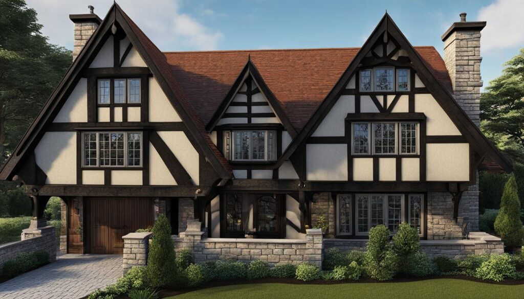 exemple de case în stil Tudor