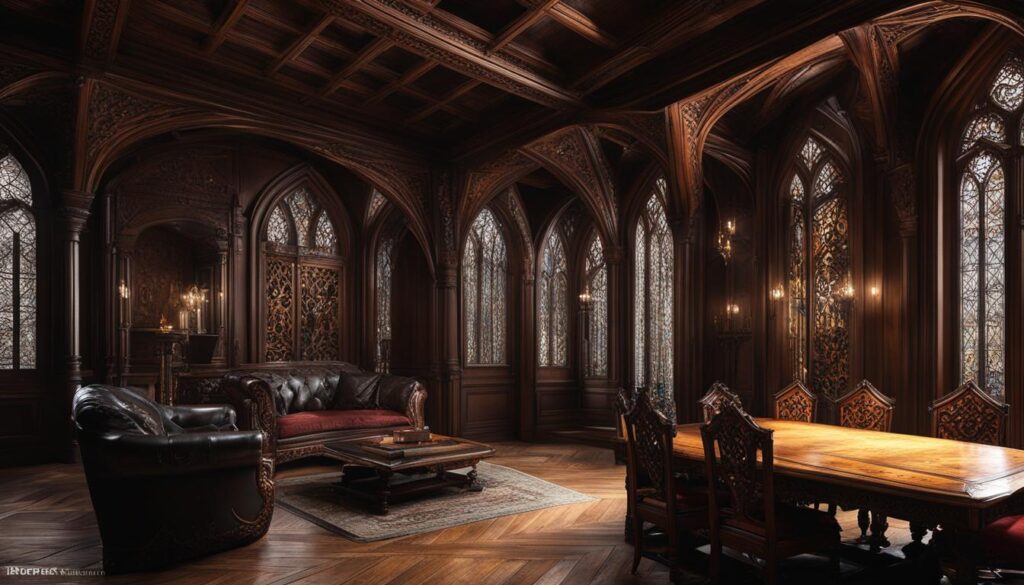 lemn în arhitectura gotică