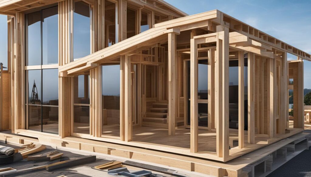 tehnologii în construcția caselor modulare din lemn