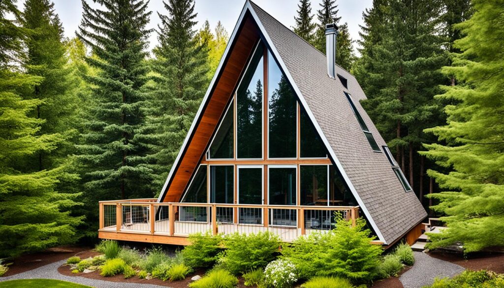 acoperiș pentru case în forma de A