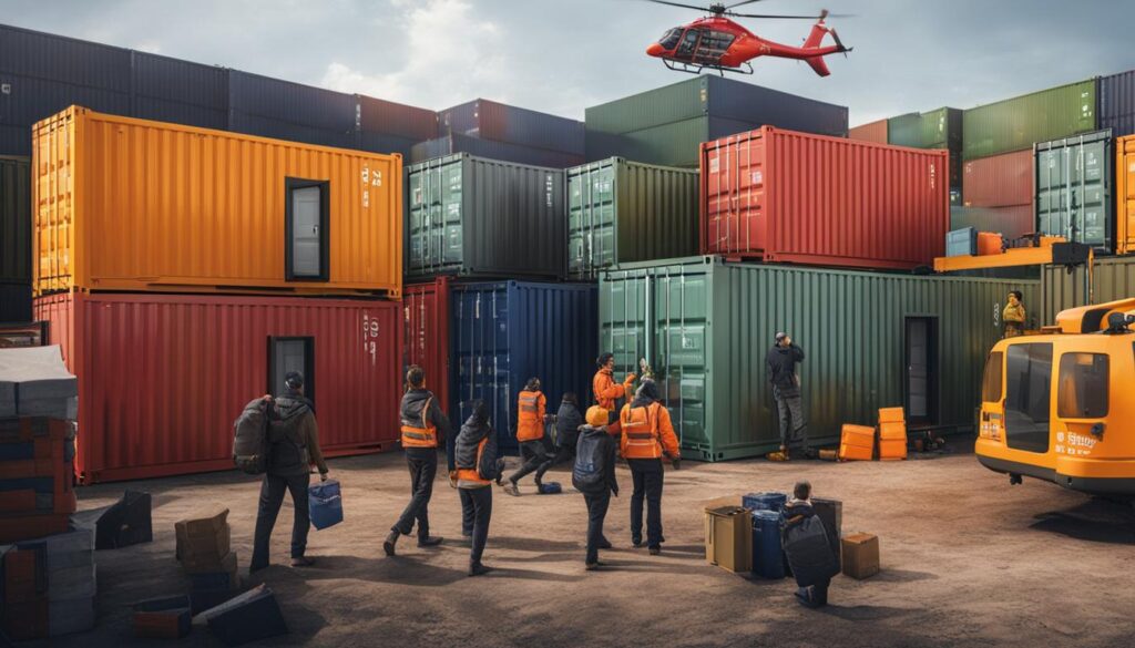containere modulare pentru situații de urgență și proiecte umanitare