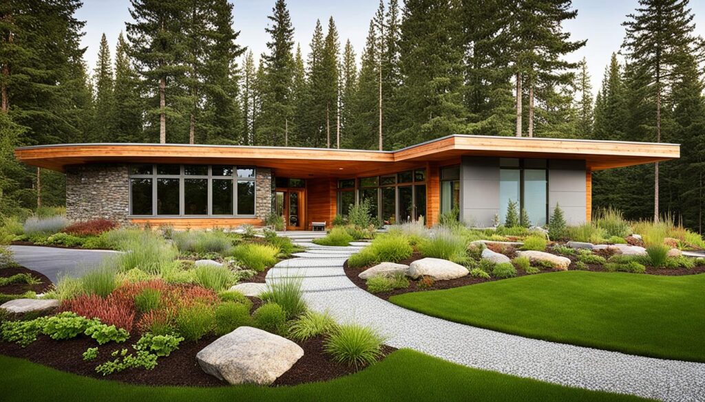 design case fara etaj cu elemente naturale