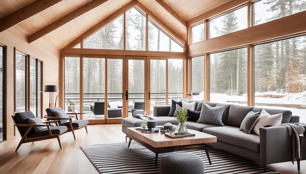 design interior casa de lemn
