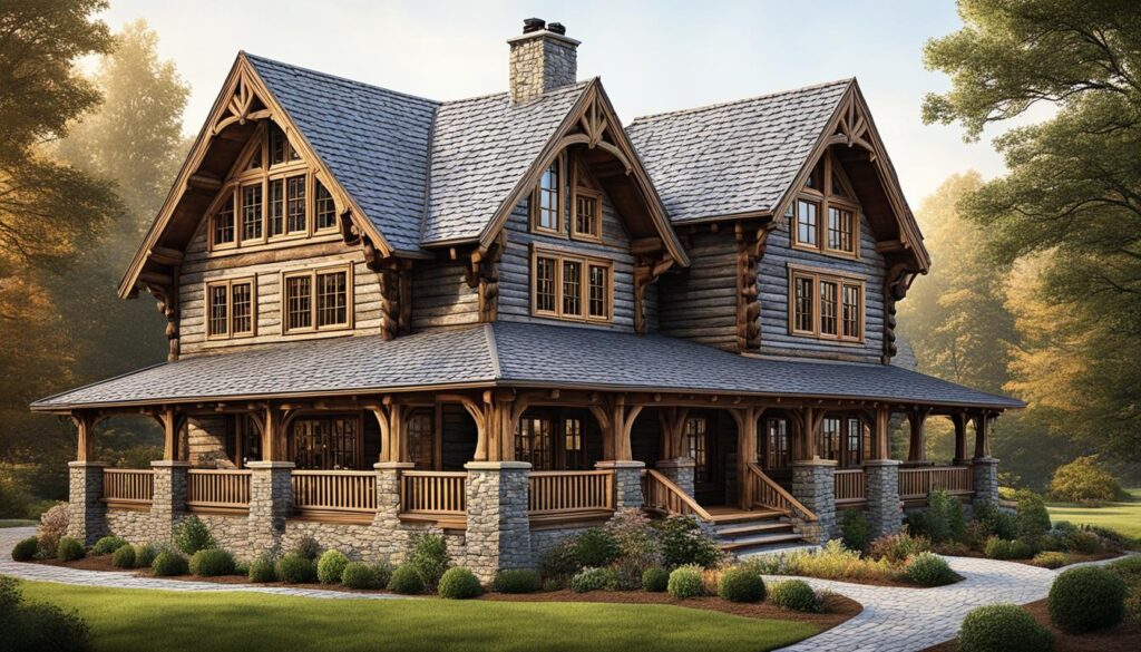evoluție estetică a caselor din lemn