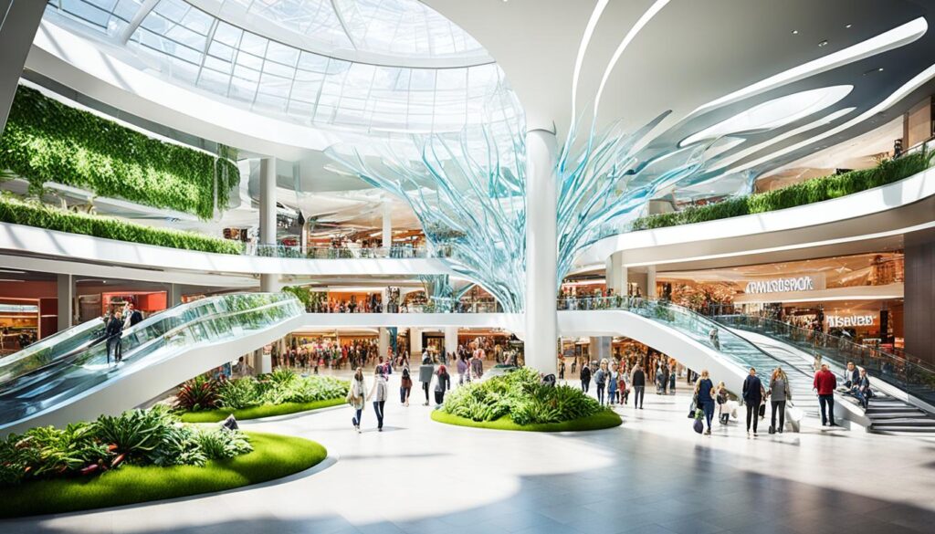 inovații în designul interior al mall-urilor