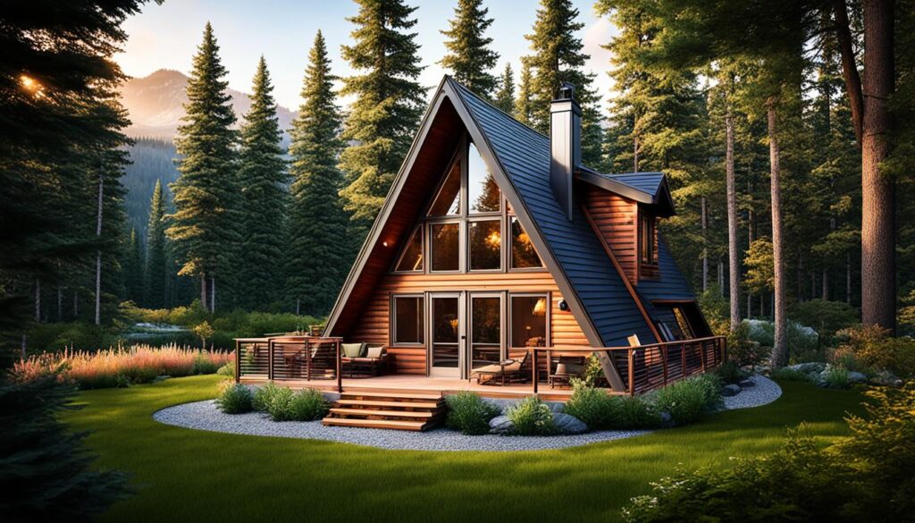 Cabane tip A confortabile Cabane tip A confortabile
