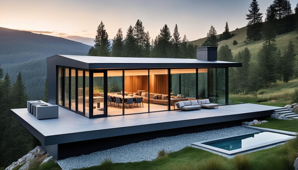 case minimaliste în natură