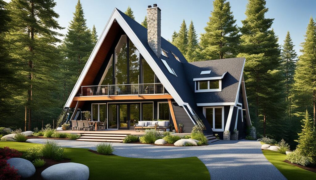 personalizare casa în forma de A personalizare casa în forma de A