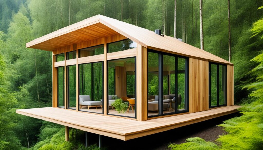 tendinte case modulare lemn