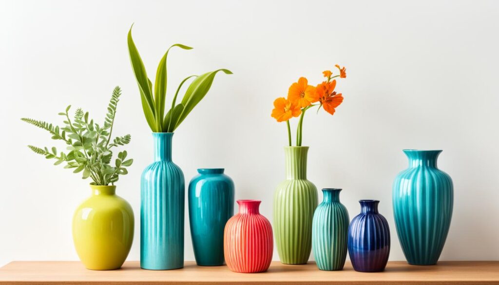vase colorate
