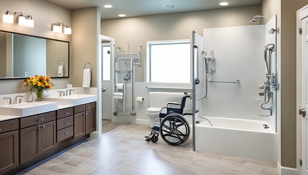 baie pentru persoane cu dizabilități
