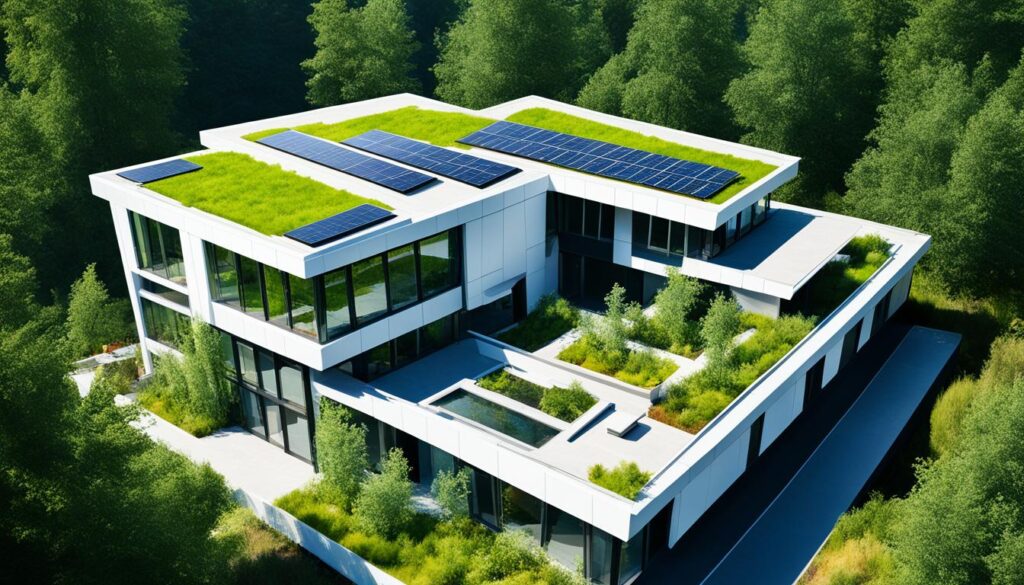constructie modulara verde