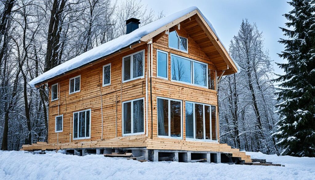 izolarea termica a caselor din lemn