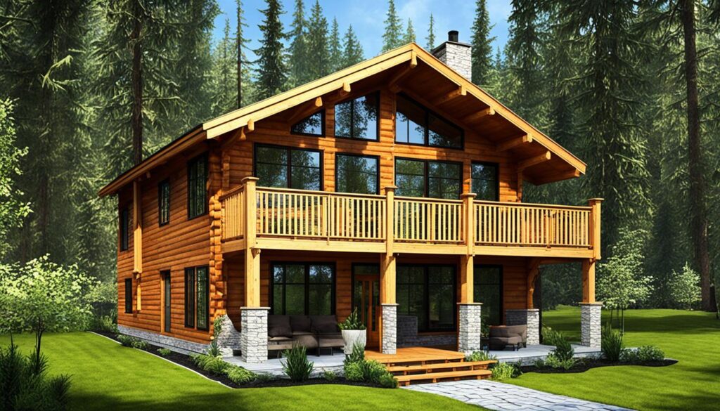 proiect casa lemn ieftin