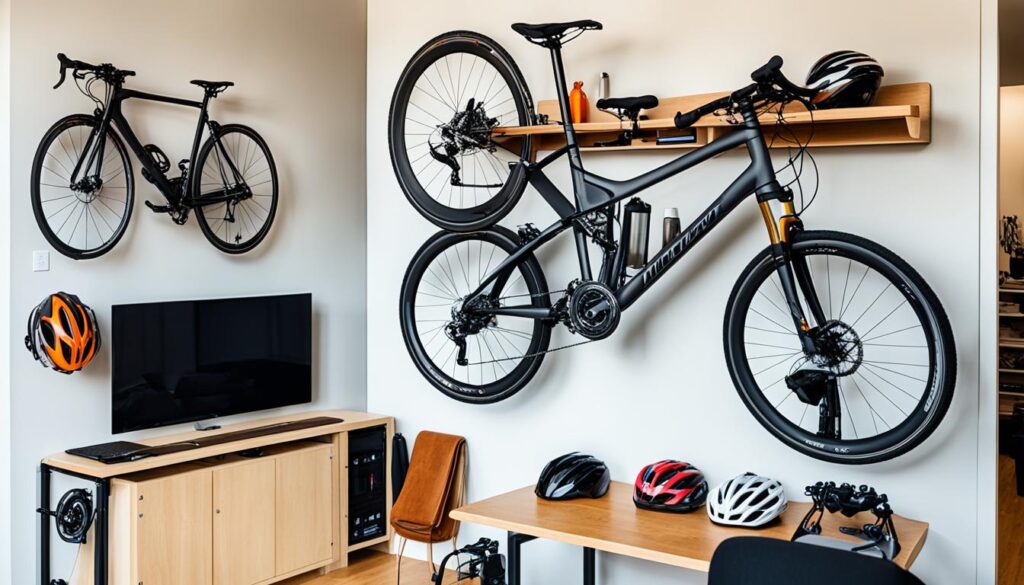 soluții de depozitare biciclete în case mici