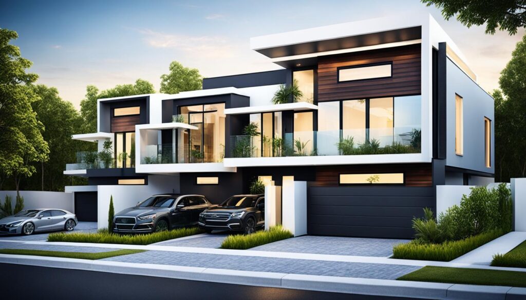 Proiecte case duplex cu suprafețe și configurații variate Proiecte case duplex cu suprafețe și configurații variate