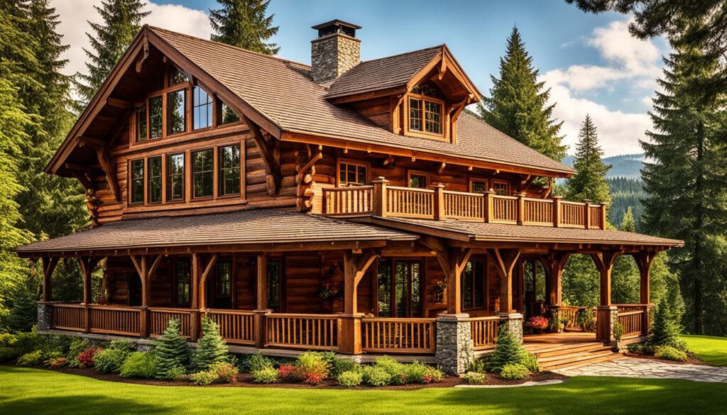 arhitectura case lemn
