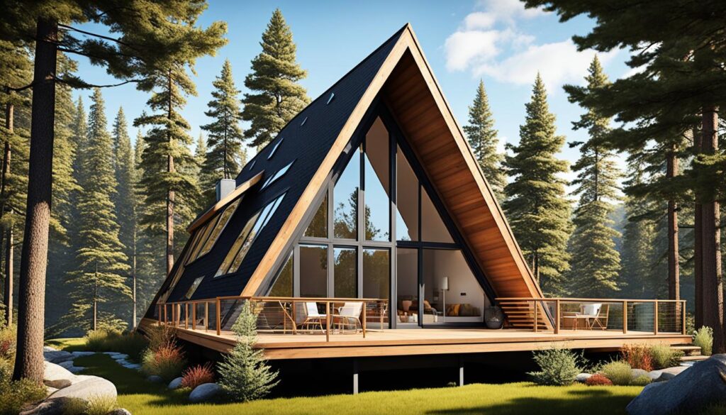 caracteristici casa A-frame caracteristici casa A-frame