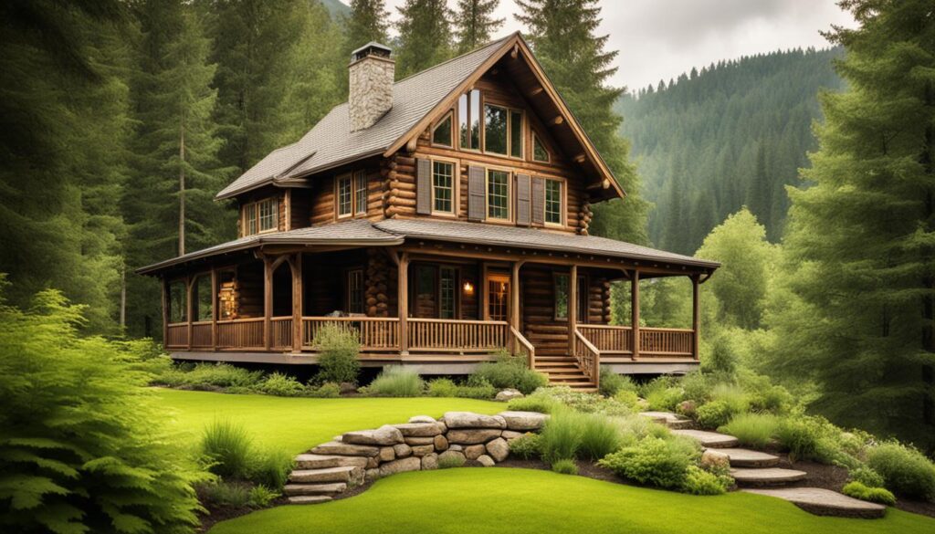 case rustice din lemn