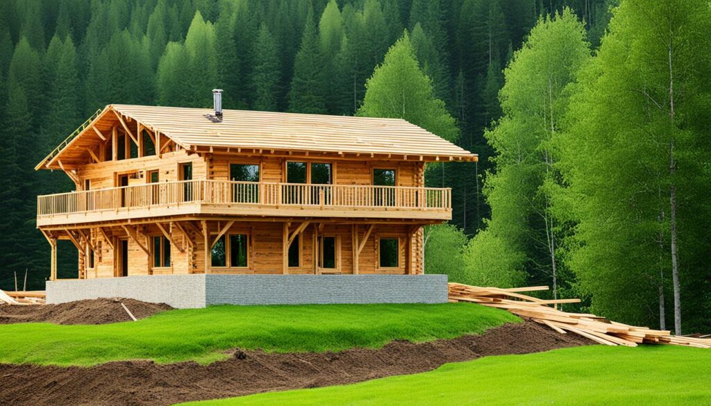 constructii case lemn