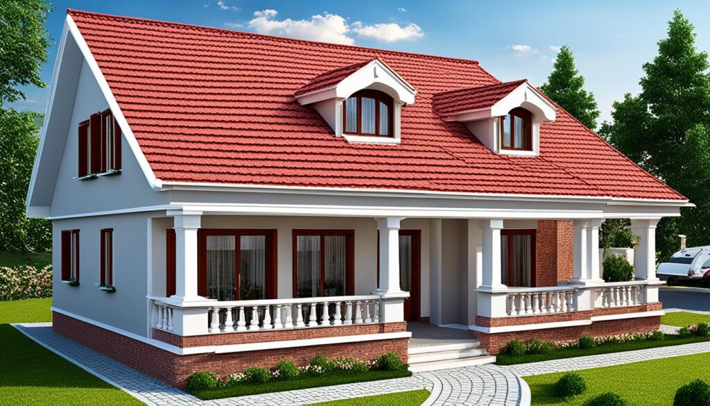 proiect casa cu mansarda 80 mp proiect casa cu mansarda 80 mp