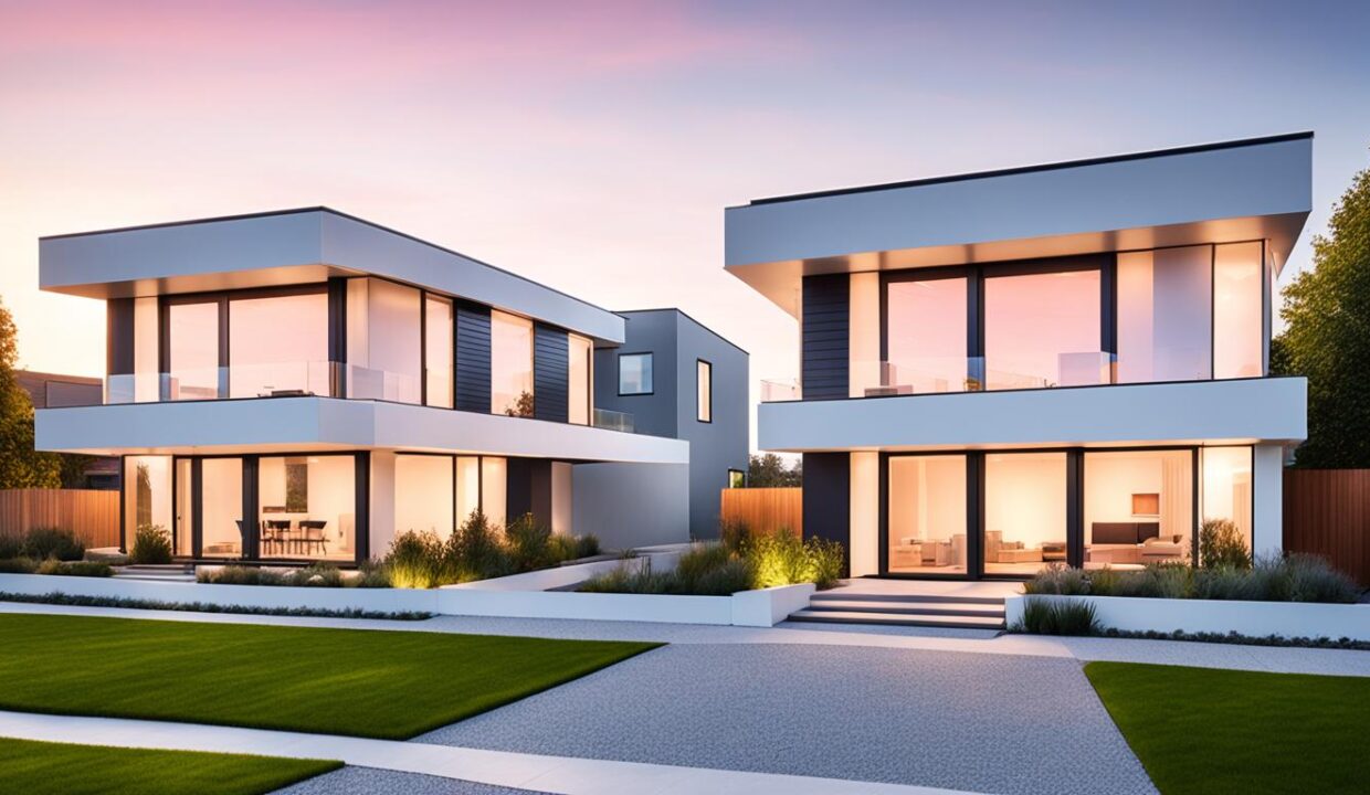 proiecte case duplex in oglinda