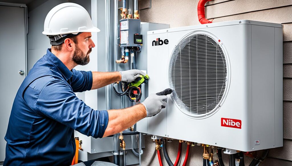 instalare pompe de caldura Nibe instalare pompe de caldura Nibe
