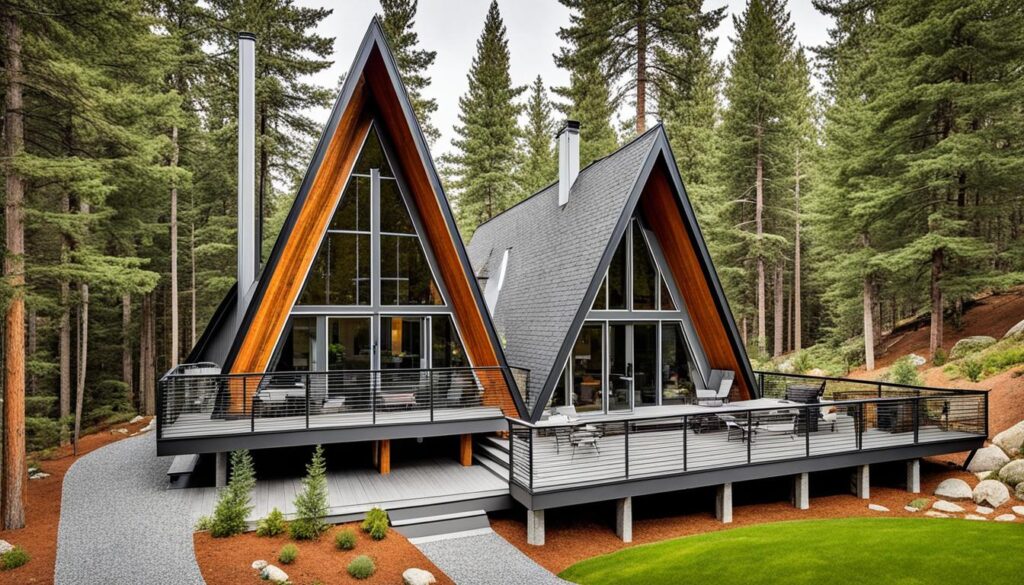 designul caselor A-frame designul caselor A-frame
