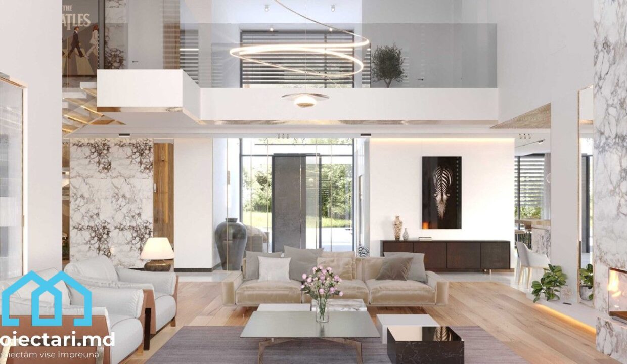 Proiect de casă cu etaj 440m² – 101911 - Proiectari.md