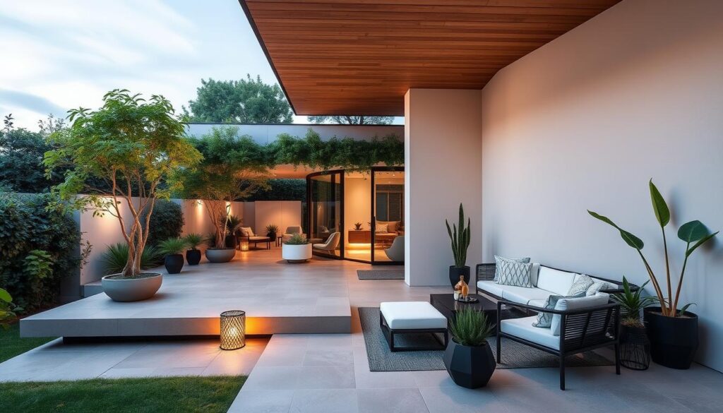 Amenajare terasă casă cu acoperiș plat Amenajare terasă casă cu acoperiș plat