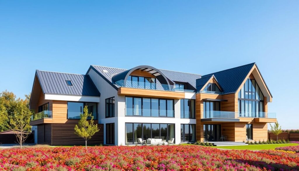 Arhitectura modernă de mansarde Arhitectura modernă de mansarde