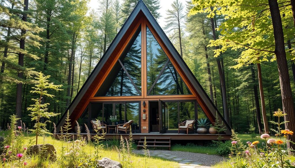 Materiale pentru construcția unei case A-frame Materiale pentru construcția unei case A-frame