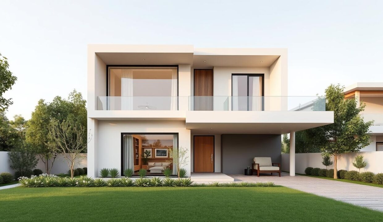 Proiecte case duplex minimaliste