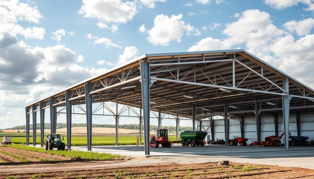 Structuri metalice pentru construcții agricole Structuri metalice pentru construcții agricole